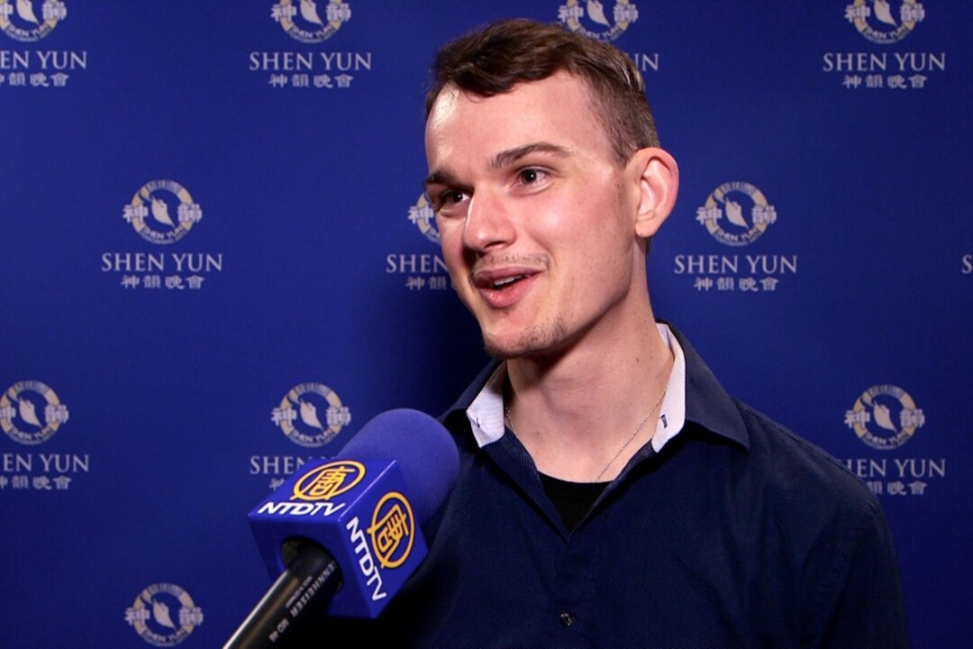 Nathan Rehm, after watching Shen Yun Performing Arts at the Orpheum Theatre in Phoenix, Ariz., on Sunday afternoon of April 3, 2016. (Courtesy of NTD Television)