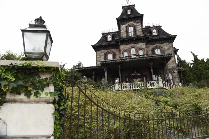 This photo taken on August 13, 2015 shows the Phantom Manor in Frontierland at The Walt Disney Studios park at Disneyland Paris in Marne-la-Vallee. (BERTRAND GUAY/AFP/Getty Images)