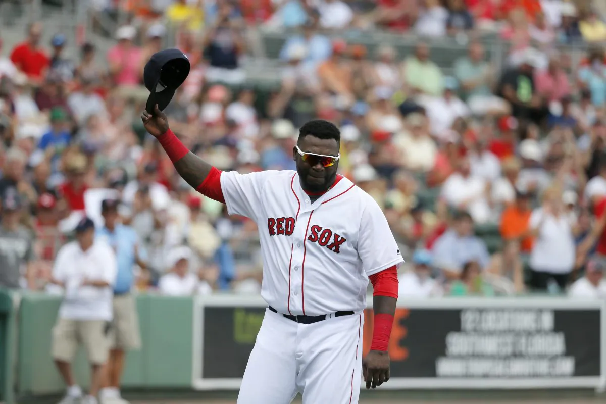 Boston Red Sox DH David Ortiz has led the franchise to three World Series titles. (AP Photo/Tony Gutierrez) 