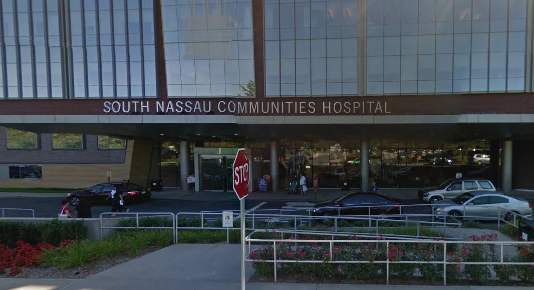 The 62-year-old Long Island nanny is currently being treat at South Nassau Communities Hospital. (Google map)