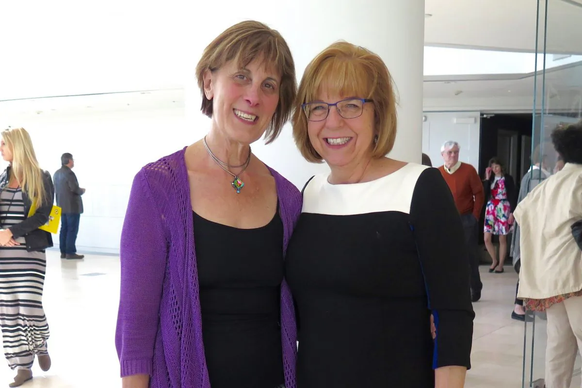 (L–R) June Dacus and Candance Spurny came to see Shen Yun Performing Arts as a birthday celebration. (Cat Rooney/Epoch Times)