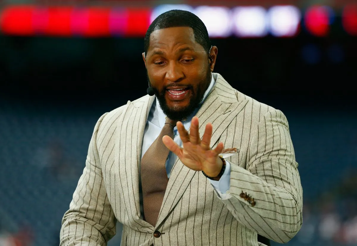 Former Baltimore Ravens linebacker Ray Lewis was twice named the NFL's Defensive Player of the Year. (Scott Halleran/Getty Images)