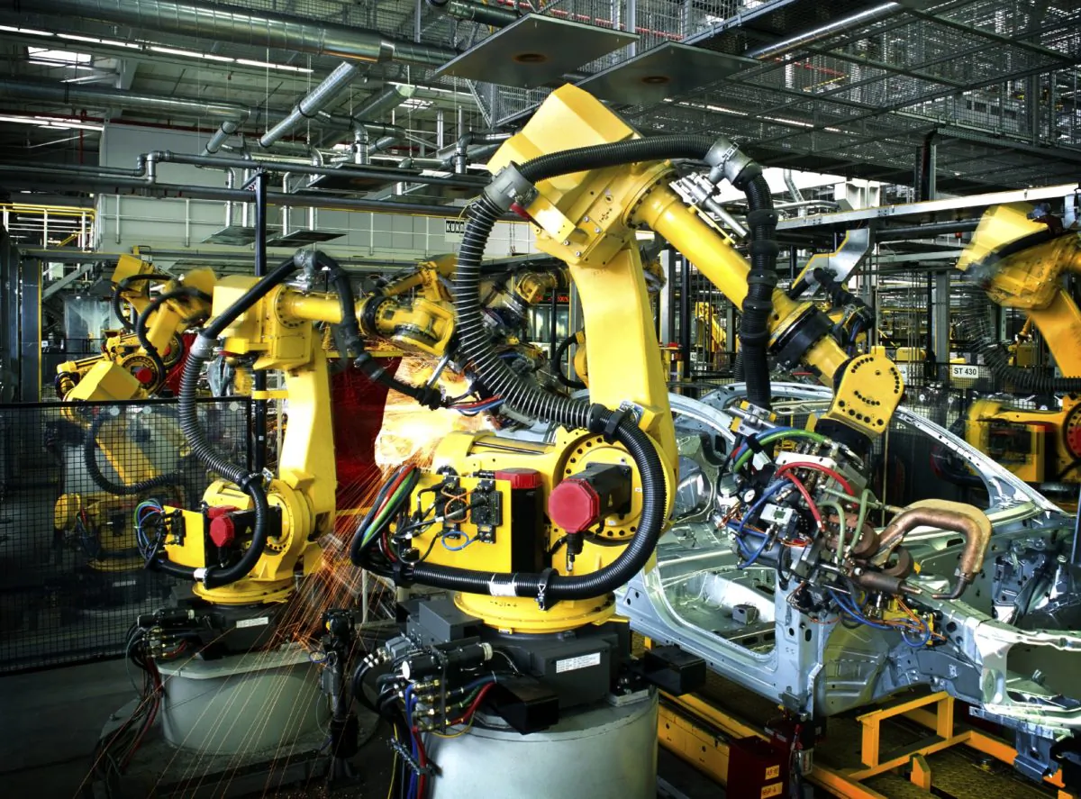 A new wave of robots, like these welding machines, is changing employment, and increasing inequality say economists. (Rainer Plendl/iStock)