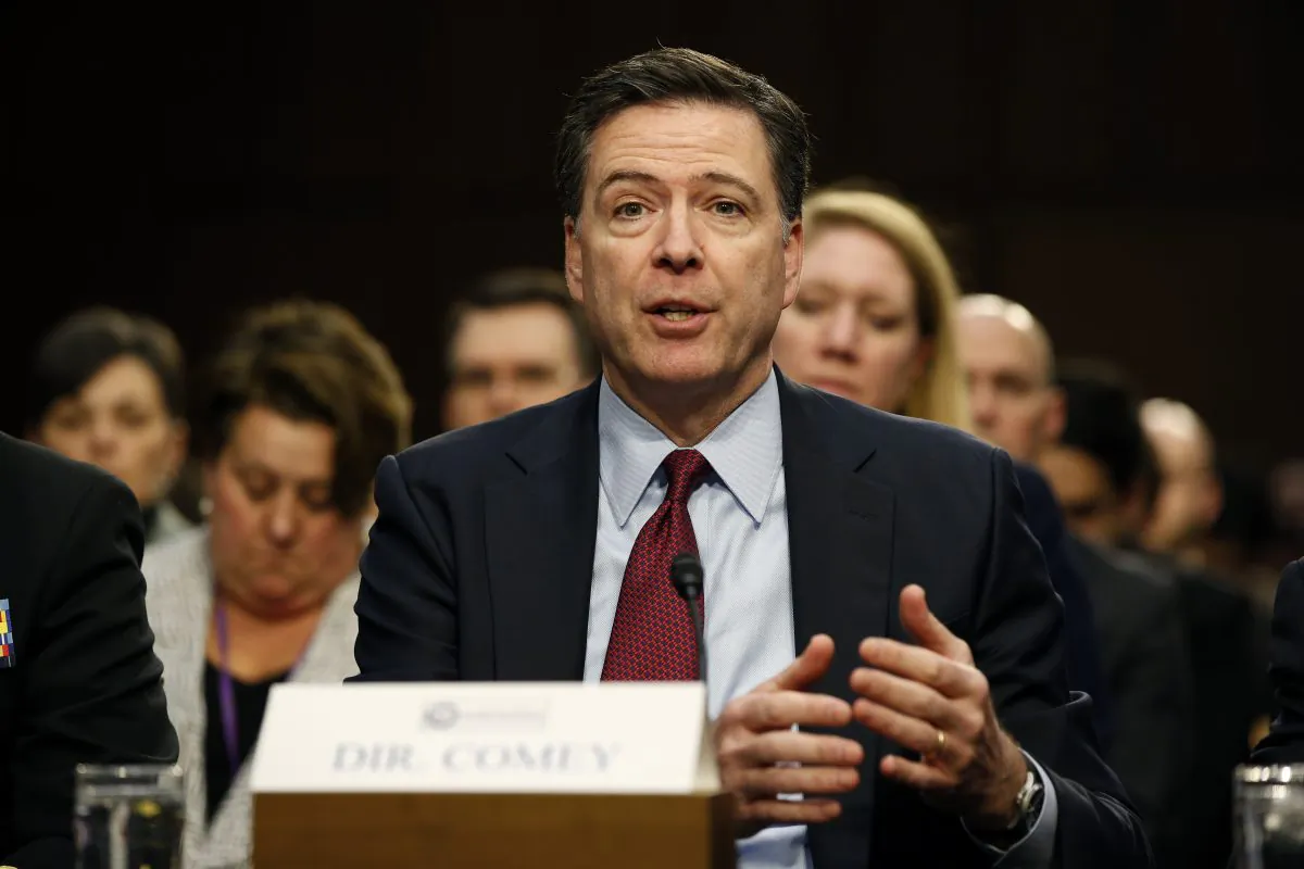 FBI Director James Comey participates in the Senate Intelligence Committee's hearing on worldwide threats, Tuesday, Feb. 9, 2016, on Capitol Hill in Washington. (AP Photo/Alex Brandon)