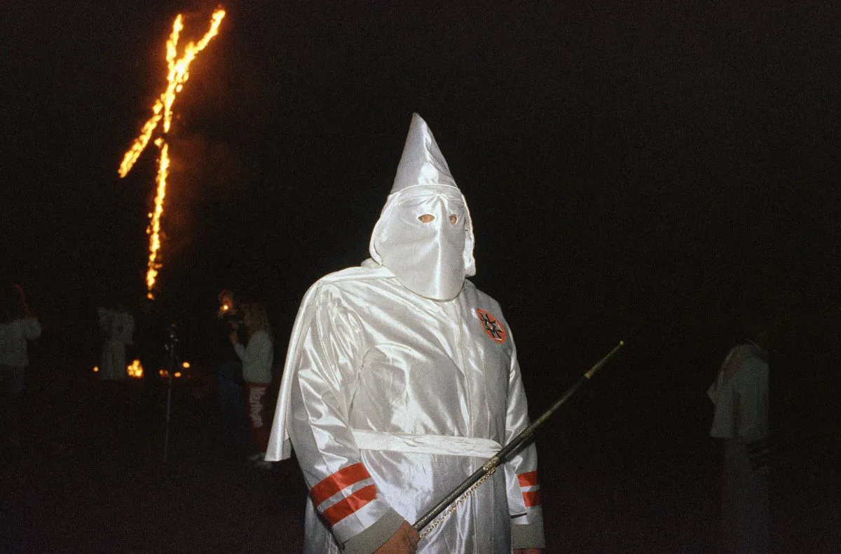 A Ku Klux Klan in a file photo. (AP Photo/Danny Johnston)