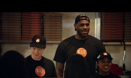 Video: LeBron James Has an Alter Ego That Makes Pizza