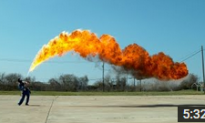 YouTubers Play With Flamethrower, Film It in Ultra HD Slow Motion