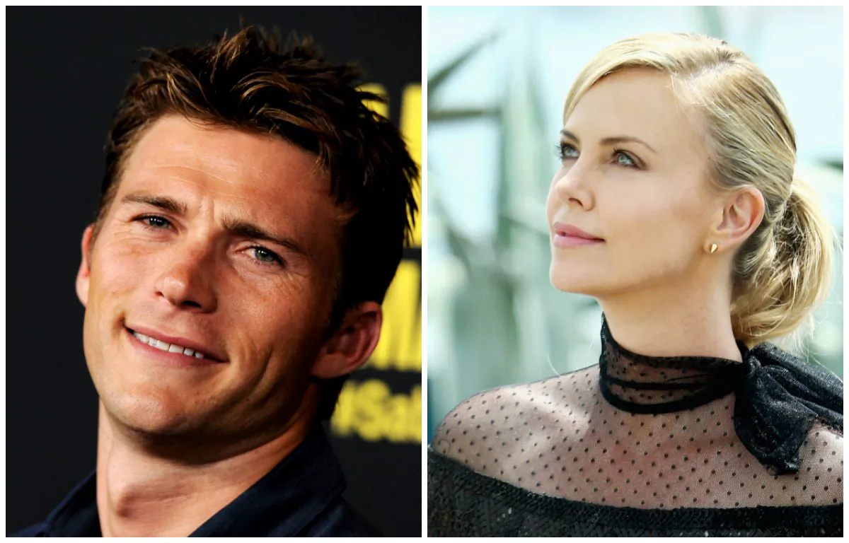 Scott Eastwood and Charlize Theron. (Kevin Winter/Getty Images and Andreas Rentz/Getty Images)
