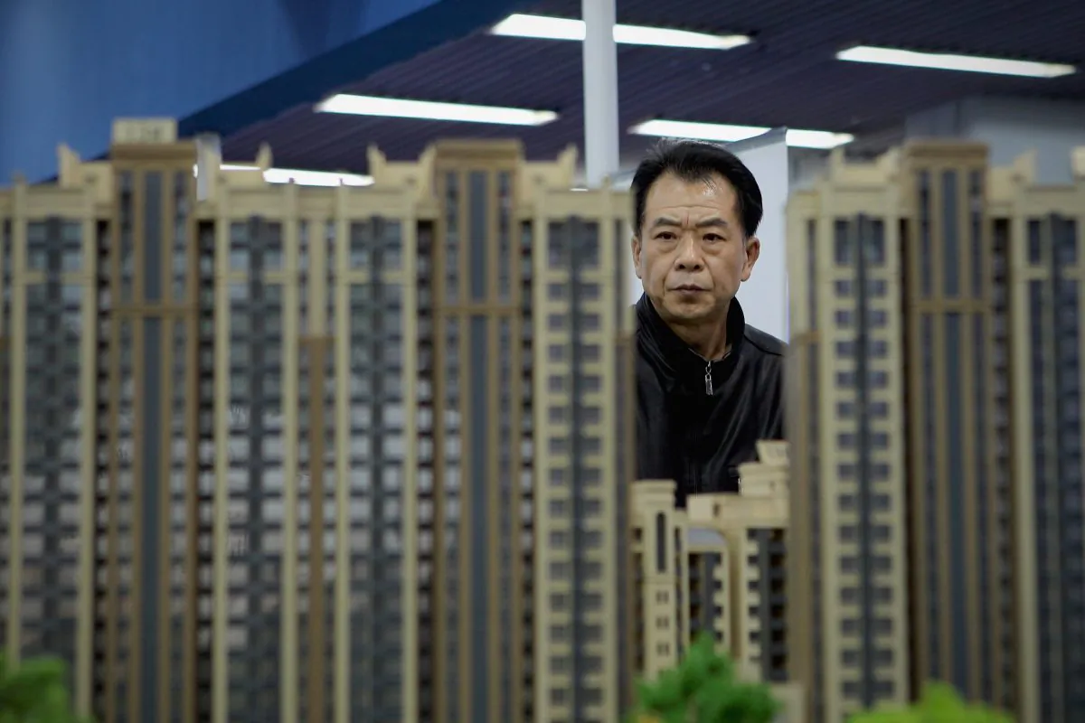 Real estate models are on display in Beijing, on April 9, 2011. (Lintao Zhang/Getty Images)