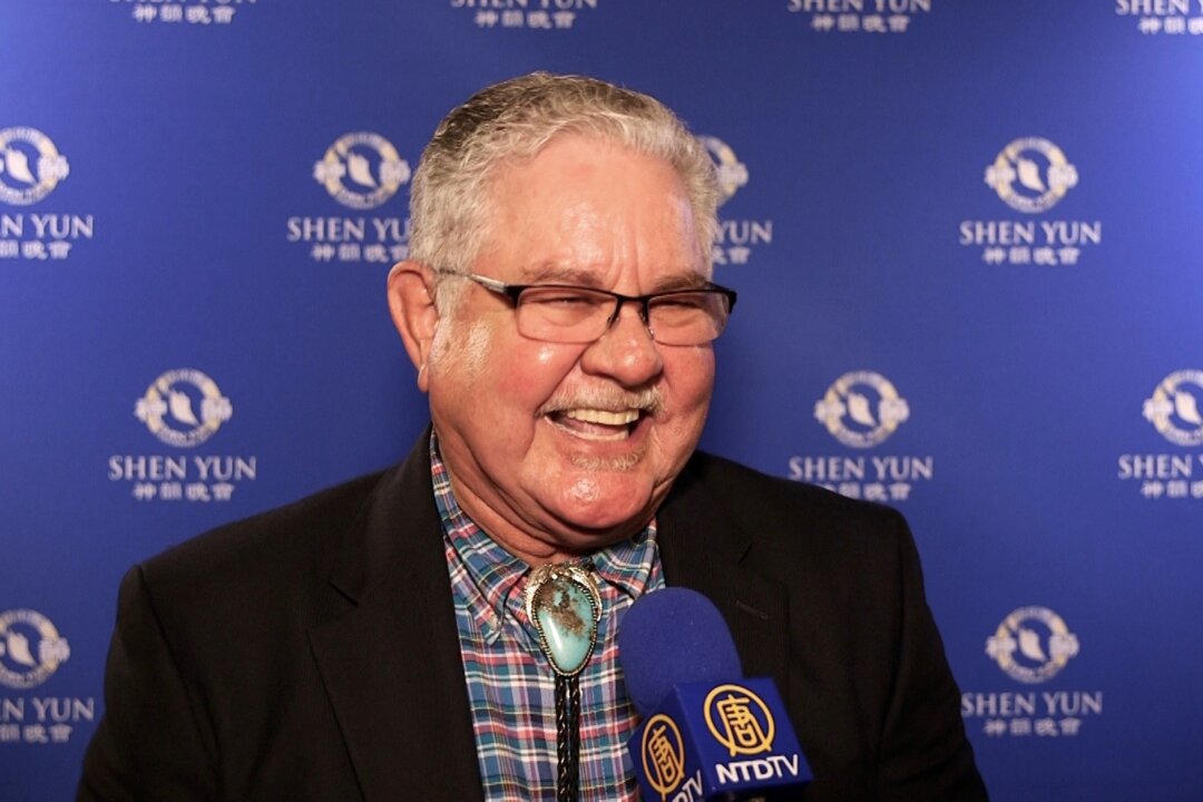 Jack Baum described Shen Yun's performance as the most amazing performance he's ever seen, after watching it Sunday, April 10, 2016 at the Bridges Auditorium in Pomona College. (Courtesy of NTD Television) 