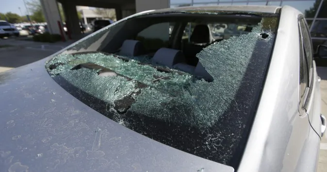 Video: Insane Baseball-Sized Hailstorm Rips Through Texas