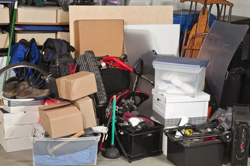 : Garages usually end up being a dumping ground for things that we don’t want cluttering up the house. (eieihome.com)