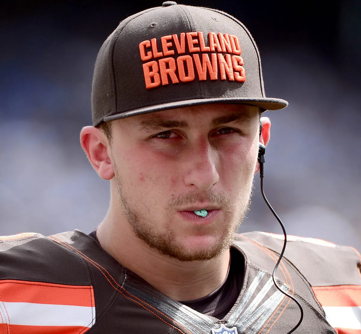 Quarterback Johnny Manziel in San Diego, California, on Oct. 4, 2015. (Donald Miralle/Getty Images)