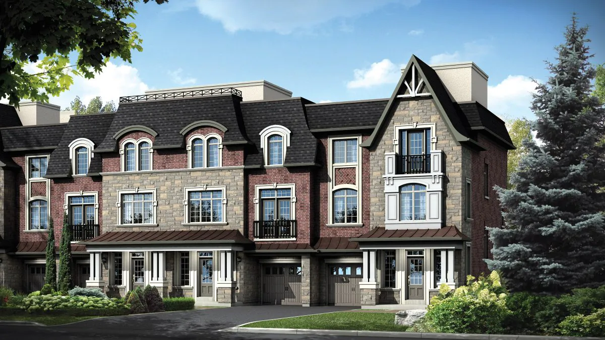 Rendering of a residence at Pebble Creek. (Courtesy Falconcrest Homes)