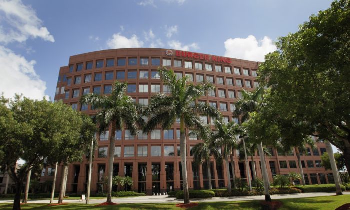 The Burger King headquarters building in Miami, Fla., on Sept. 1, 2010. Burger King, the second-largest hamburger chain in the United States, went to Canada. (Joe Raedle/Getty Images)