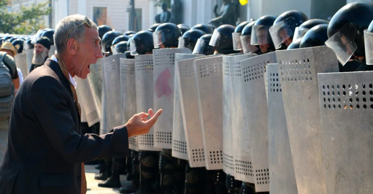 A December 2015 Gallup poll indicated Ukrainians now have less confidence in their government than prior to the 2014 revolution. (Nolan Peterson/The Daily Signal)