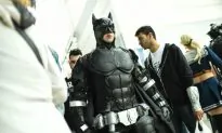 Toddler Accuses Batman of Lipstick Crime