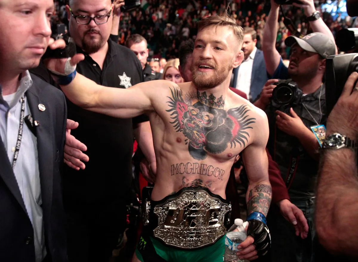 UFC star Conor McGregor stunned the world with his retirement announcement Tuesday, but now says he's not retired. (Steve Marcus/Getty Images)