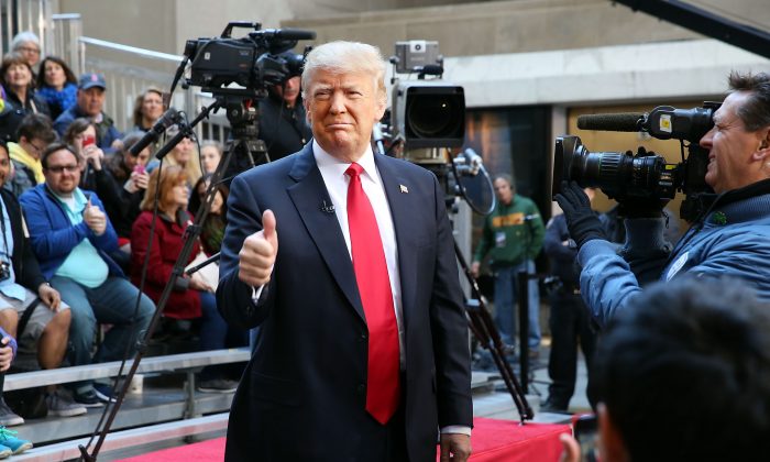 Donald Trump on April 21, 2016 in New York City.
