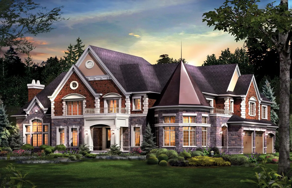 Rendering of a home built by SkyHomes. (Courtesy of SkyHomes)