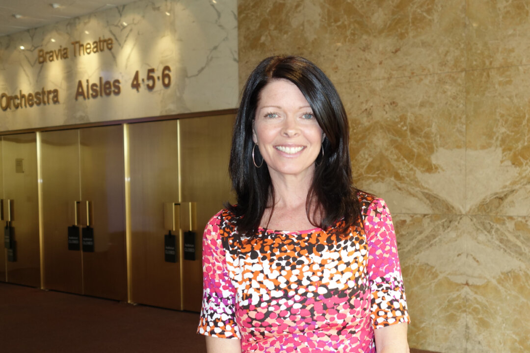 Nutritionist and stay-at-home mom Renny Duquette was thrilled with the Shen Yun Performance at the Sony Centre in Toronto on April 23, 2016. (Matthew Little/Epoch Times)