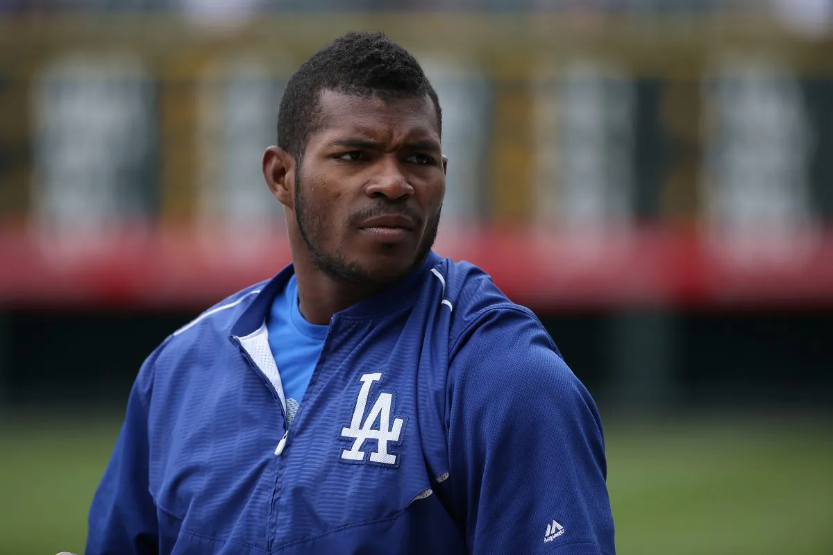 Yasiel Puig of the Los Angeles Dodgers is considered to be one of the most talented players in the game. (Doug Pensinger/Getty Images)