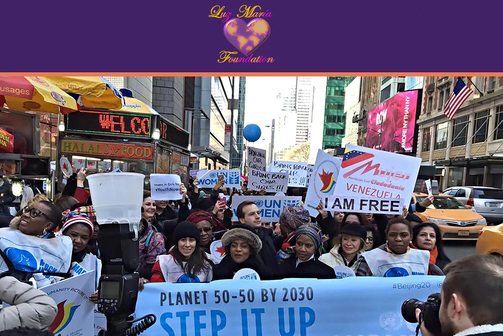 The front page of the Luz Maria Foundation website. (LuzMariaFoundation.org)