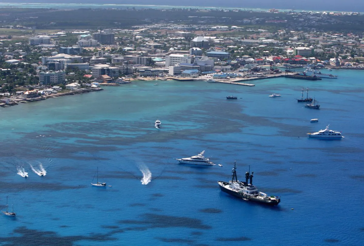 George Town pictured in Grand Cayman, Cayman Islands, on April 24, 2008. (David Rogers/Getty Images)