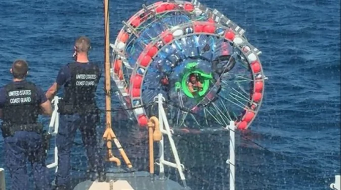 Reza Baluchi Attempts to Run From Florida to Bermuda in ‘HydroPod’ and Is Rescued—Again