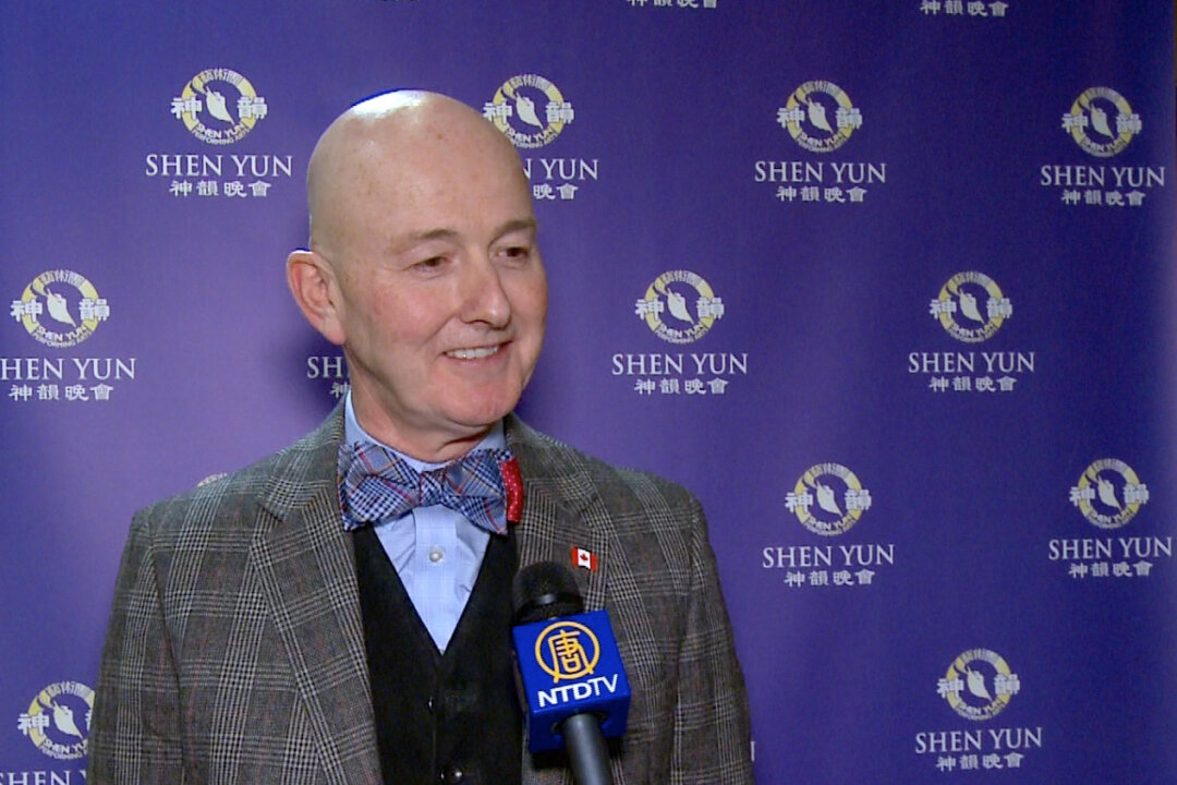 Member of Parliament David Sweet said Shen Yun delivers a message of hope and peace after seeing the performance in Mississauga on April 26, 2016. (NTD Television)