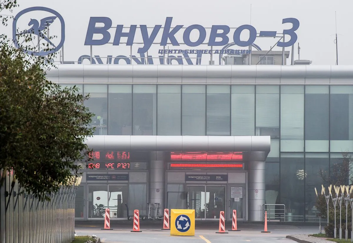 Moscow's Vnukovo airport (DMITRY SEREBRYAKOV/AFP/Getty Images)