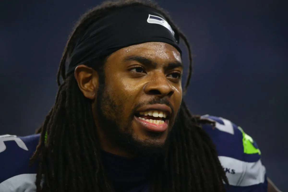 Seattle Seahawks cornerback Richard Sherman is a three-time Pro Bowl selection. Sherman  addressed the issue of police brutality in a press conference on Sept. 21. (Ronald Martinez/Getty Images) 