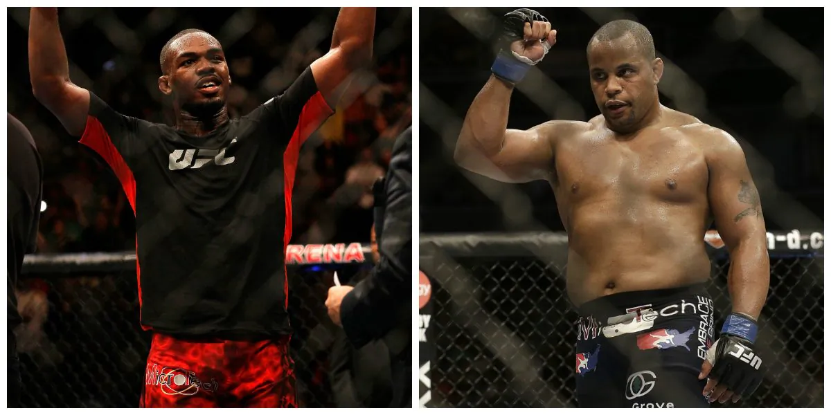 Left photo: Jon Jones has a 21–1 record heading into UFC 200 and has won 13 straight bouts. (Kevin C. Cox/Getty Images) Right photo: Daniel Cormier is 17–1, with his lone loss coming against Cormier in their first bout. (AP Photo/Jeff Chiu)