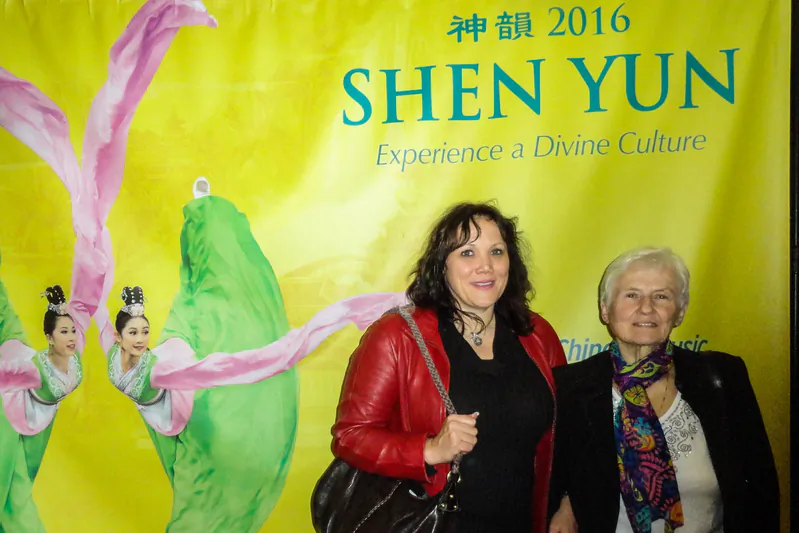 Teacher Bozica Sajatovic and her mother, Maria, enjoyed Shen Yun Performing Arts at the Living Arts Centre in Mississauga on April 27, 2016. (Madalina Hubert/Epoch Times)