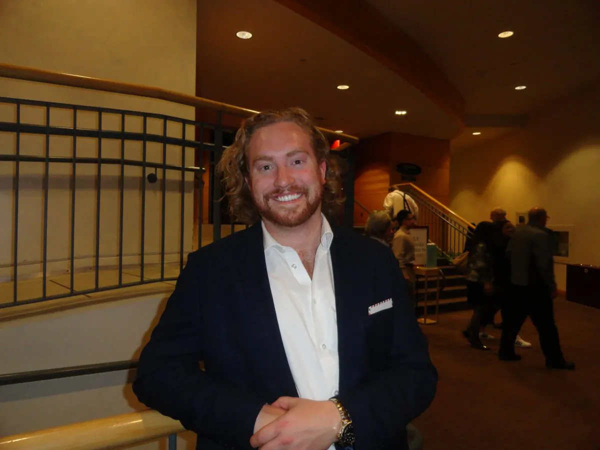 Advertising professional Matthew Wright had an appreciative eye for the artistry of Shen Yun Performing Arts, April 27, 2016, at Mississauga’s Living Arts Centre. (Madalina Hubert/Epoch Times)