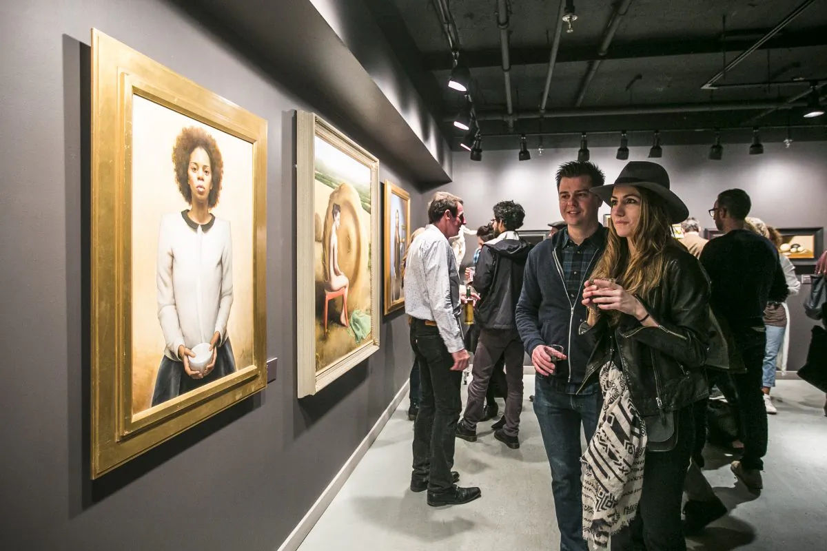 The RESIDENTS group exhibition of Grand Central Atelier artists at Eleventh Street Arts in Long Island City, Brooklyn, on April 15. (Samira Bouaou/Epoch Times)