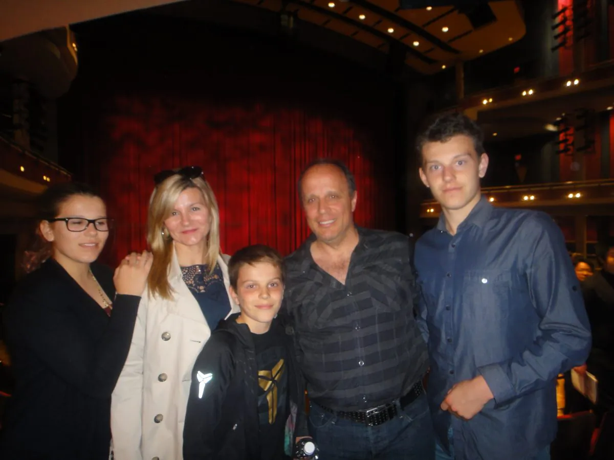 Lawyer Mike Weinczok with his wife and family at Shen Yun Performing Arts in Mississauga on April 27, 2016. (Dongyu Teng/Epoch Times)