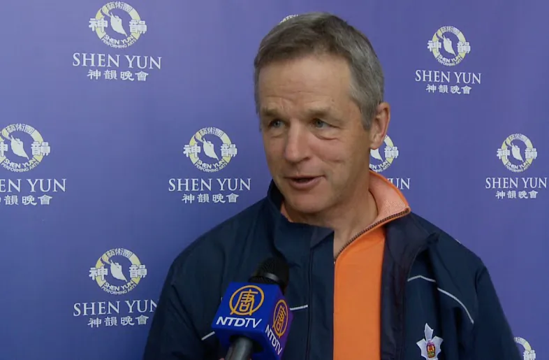 Retired banker Tom Savoy attended Shen Yun Performing Arts at Mississauga's Living Arts Centre on April 28, 2016. (NTD Television)
