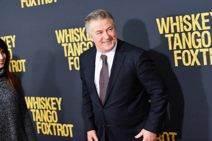 Actor Alec Baldwin attends the 'Whiskey Tango Foxtrot' world premiere at AMC Loews Lincoln Square 13 theater in New York City on March 1, 2016. (Photo by Nicholas Hunt/Getty Images)
