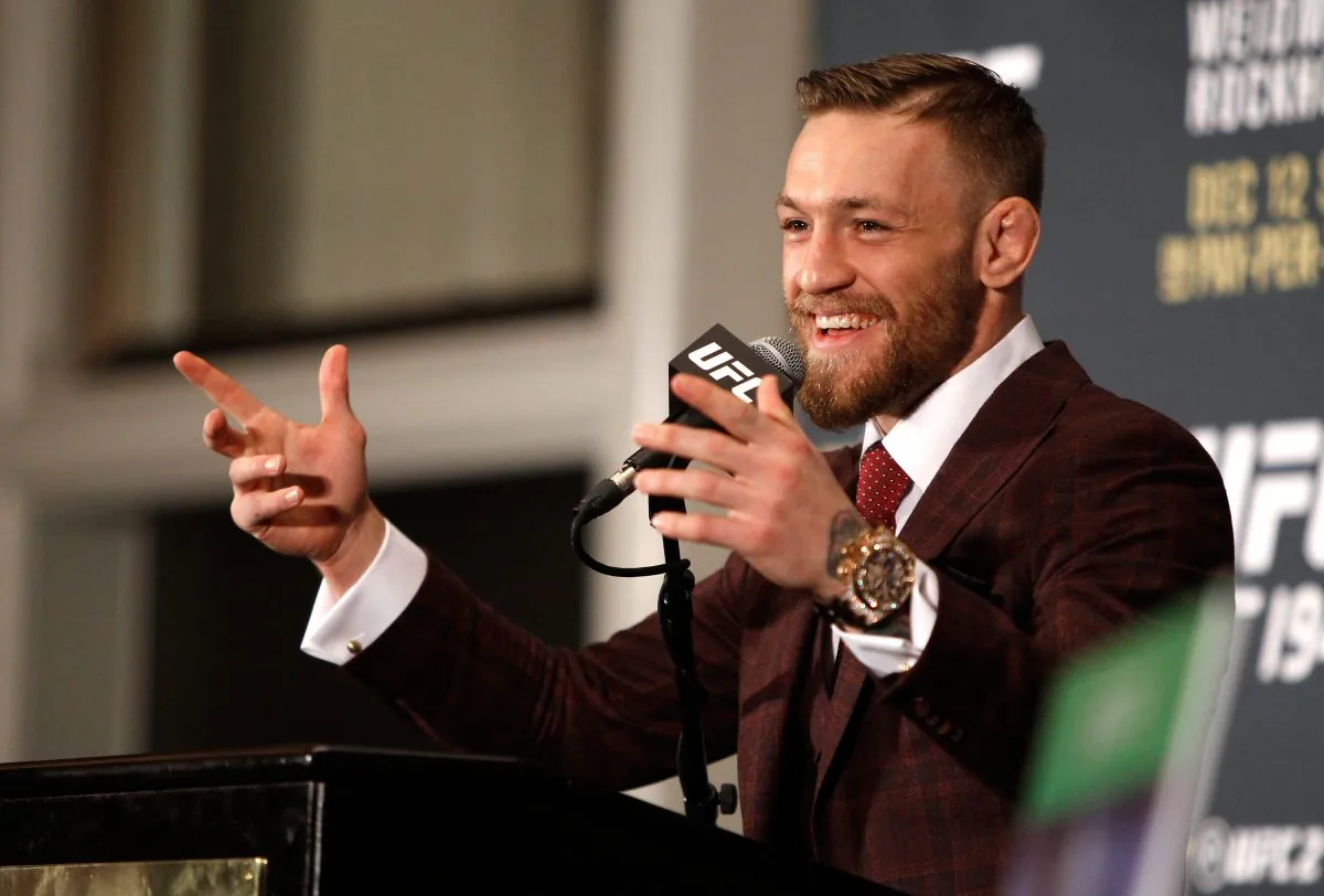 It looks like UFC star Conor McGregor is out of UFC 200 in July. (Steve Marcus/Getty Images)