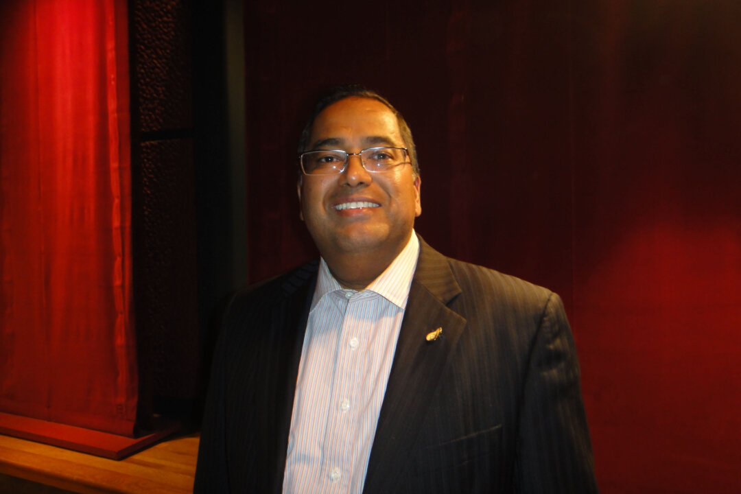Canfin Chairman and CEO Tony Mahabir at Shen Yun Performing Arts, which performed to a sold-out crowd at the Living Arts Centre in Mississauga on April 28, 2016. (Dongyu Teng/Epoch Times)
