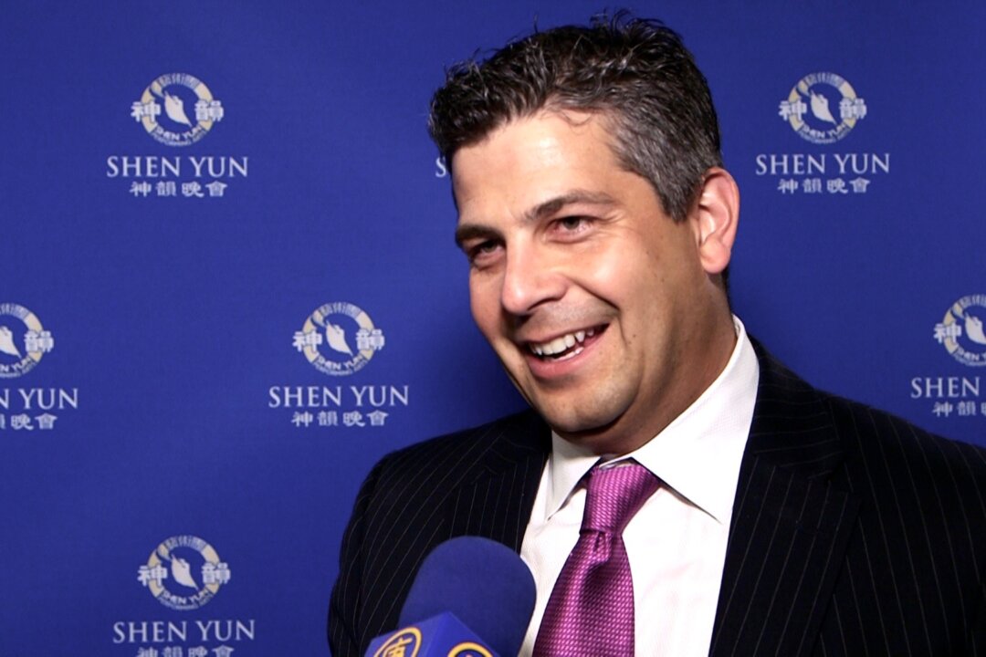 Mark Payette, CFO of Pacific Vines Grapes, enjoyed watching Shen Yun Performing Arts, on April 28, at Rabobank Theater in Bakersfield. (Courtesy of  NTD Television)