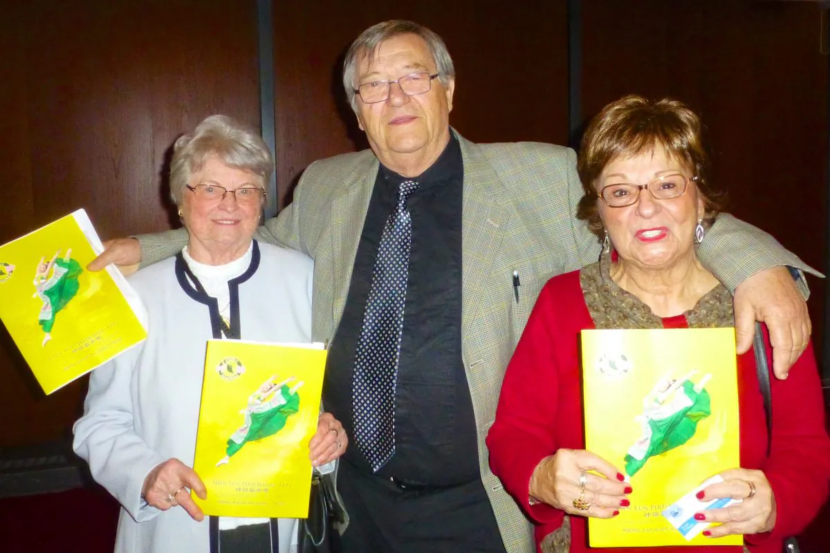 Andree Valiquette, Herbert Mikowitz, and Erna Loh shared their thoughts on Shen Yun after seeing the performance Sunday afternoon, May 1, 2016, at Place des Arts in Montreal. (Sonia Rouleau/Epoch Times)