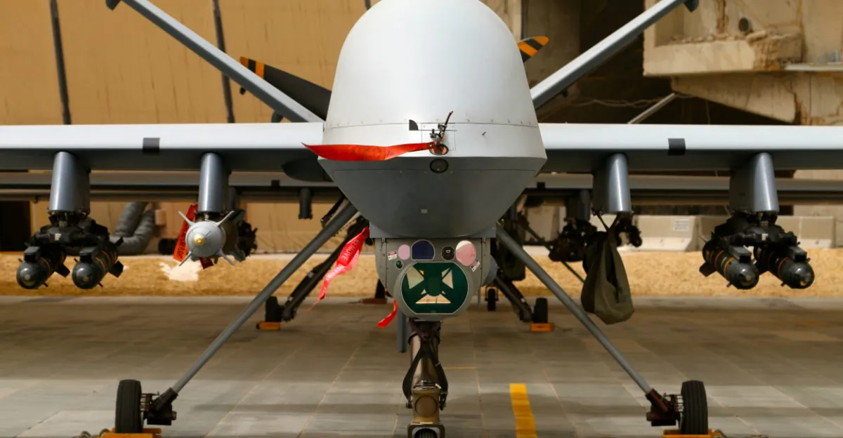 The British Reaper drones play a key role in the coalition air war against ISIS. (Nolan Peterson/The Daily Signal)