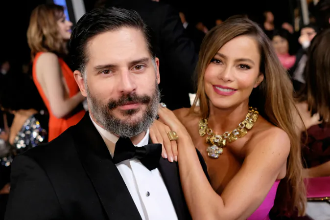  Actors Joe Manganiello (L) and Sofia Vergara in the audience during The 22nd Annual Screen Actors Guild Awards at The Shrine Auditorium on January 30, 2016 in Los Angeles, California.(Dimitrios Kambouris/Getty Images for Turner)