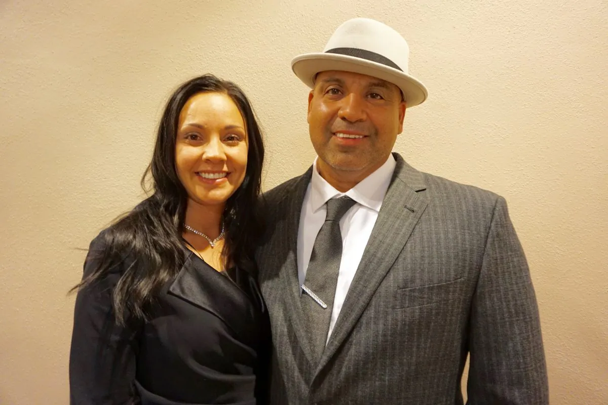 Katie and Pete Cabrera admired the Shen Yun's perfection and spiritual themes. The couple saw the performance at Wichita's Century II Performing Arts & Convention Center. (Catherine Wen/Epoch Times)