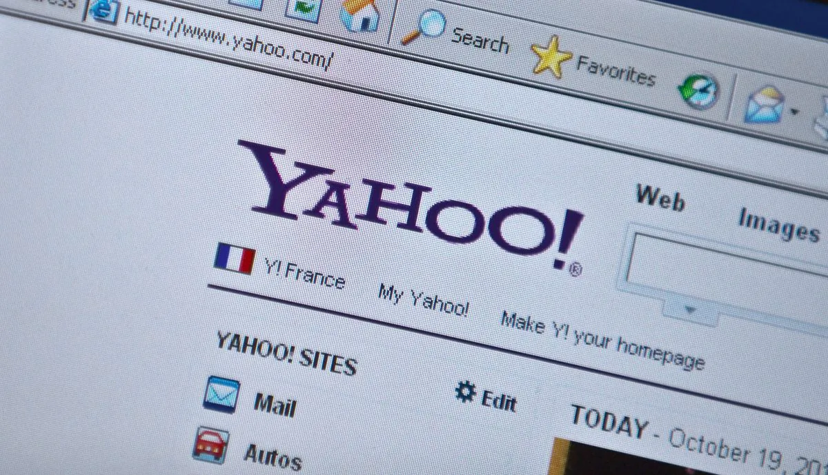 The Yahoo homepage is seen on a computer screen in Washington on October 19, 2010. (NICHOLAS KAMM/AFP/Getty Images)