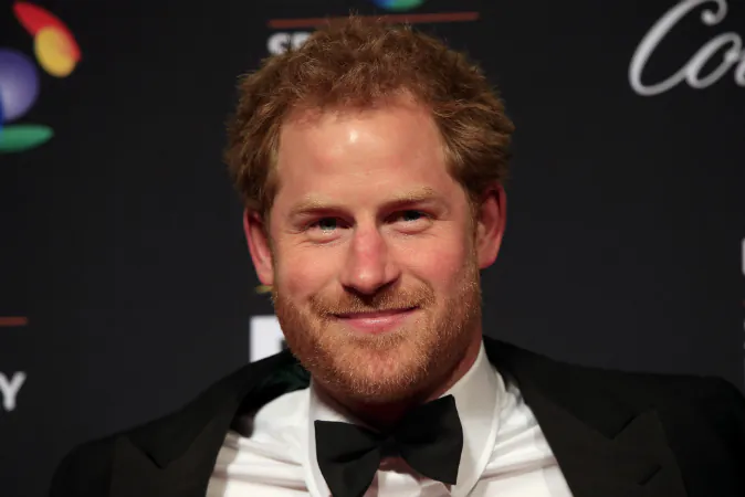 Prince Harry attending the BT Sport Industry Awards 2016 at Battersea Evolution  in London, England on April 28, 2016. (Jonathan Brady--WPA Pool/Getty Images)