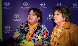 Sisters Transported by Shen Yun: ‘I feel sad to leave the theatre’
