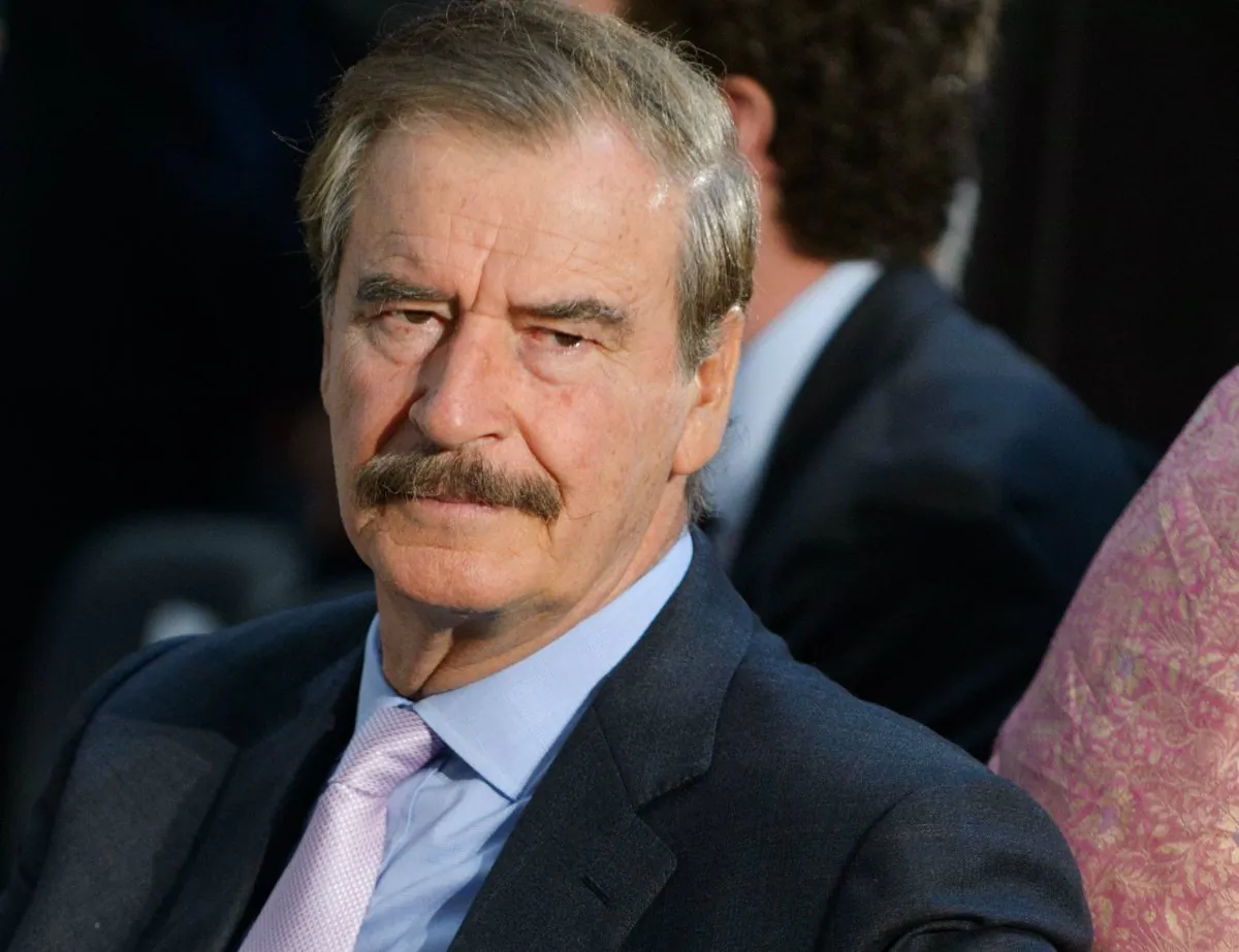 Former Mexican preisdent Vicente Fox is seen before the start of the Congressional Gold Medal presentation ceremony for Bangladeshi economist Muhammad Yunus on April 17, 2013 in the Rotunda of the US Capitol in Washington, DC. (Mandel NGAN/AFP/Getty Images)